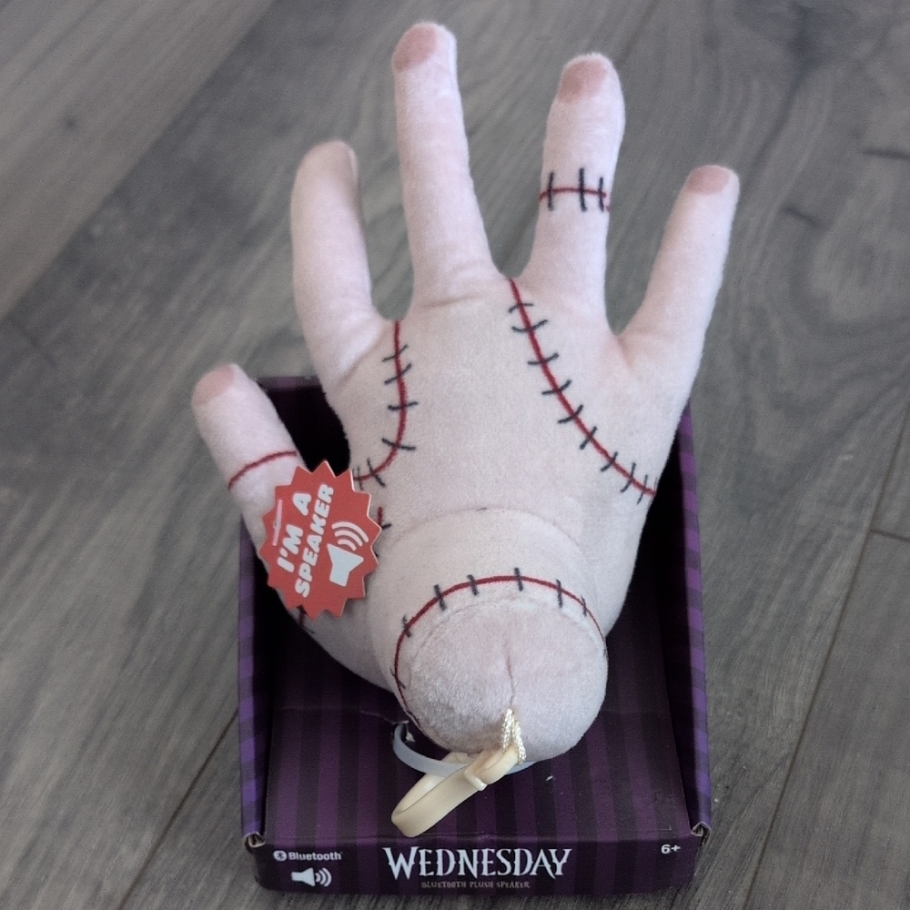 Bitty Boomers Wednesday Plush Thing Bluetooth Speaker
